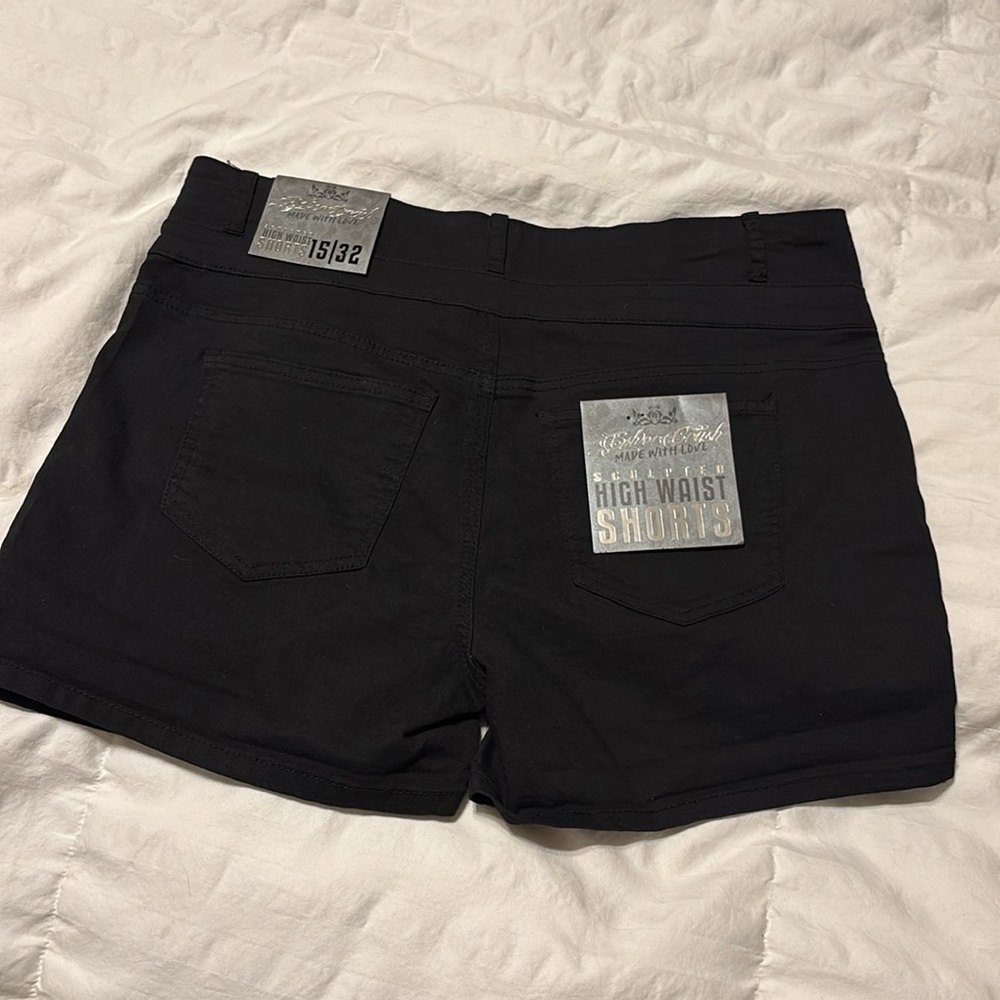 Black Women's Shorts - Picture 2 of 2